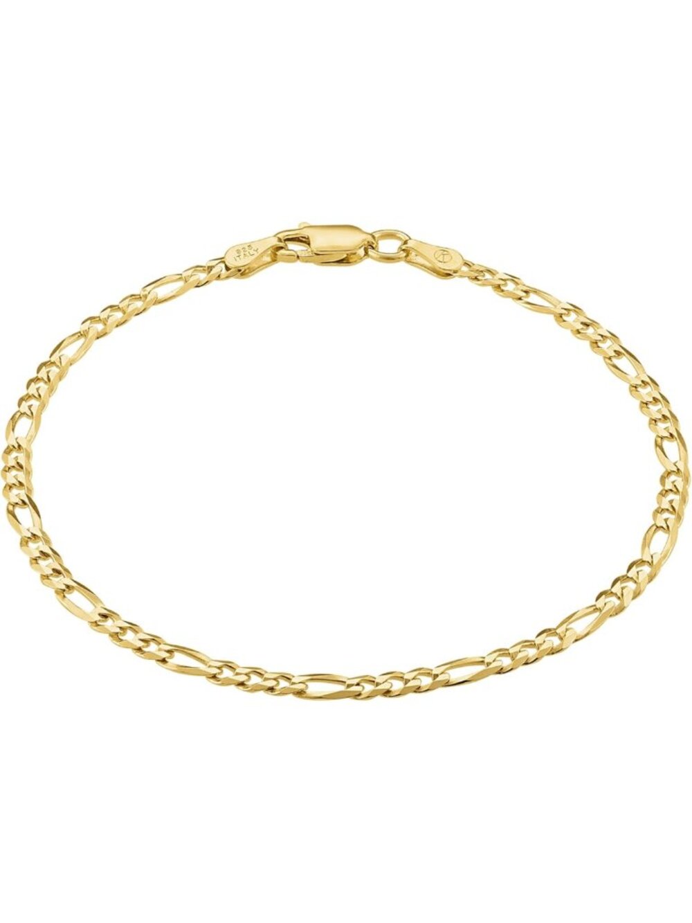 Elegant Gold Chain Bracelet for Women | Plated 925 Sterling Silver Jewelry